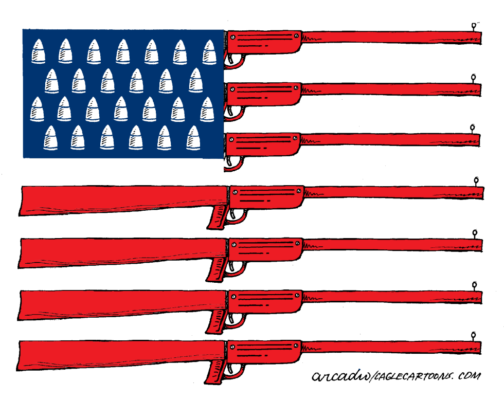 American Gun Flag Repost