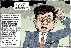 GONZALES INCOMPETENCE   by Monte Wolverton