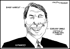 EDWARDS HAIRCUT AND SMILE by J.D. Crowe
