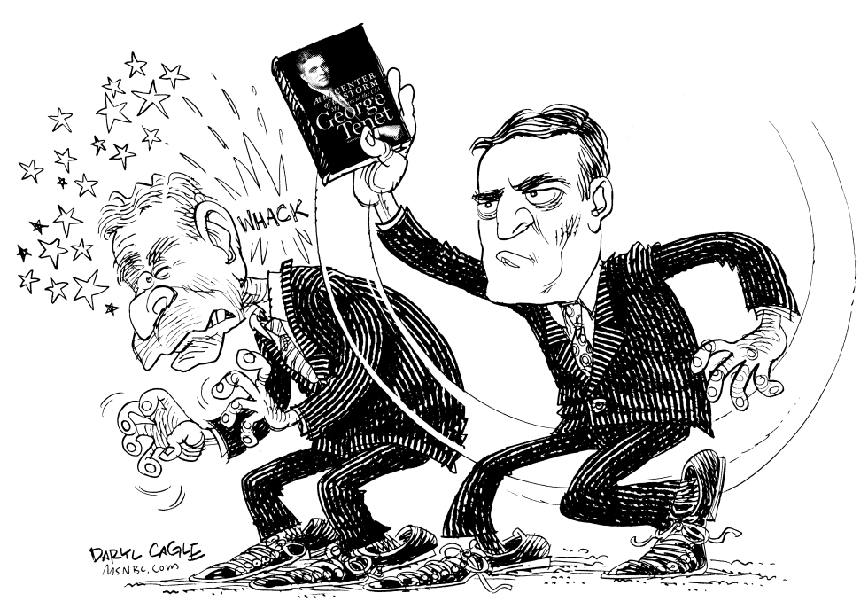  GEORGE TENET BOOK by Daryl Cagle