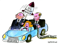 TWO BACK-SEAT DRIVERS - by Christo Komarnitski