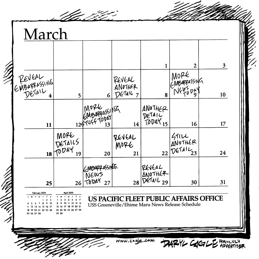 Navy Calendar