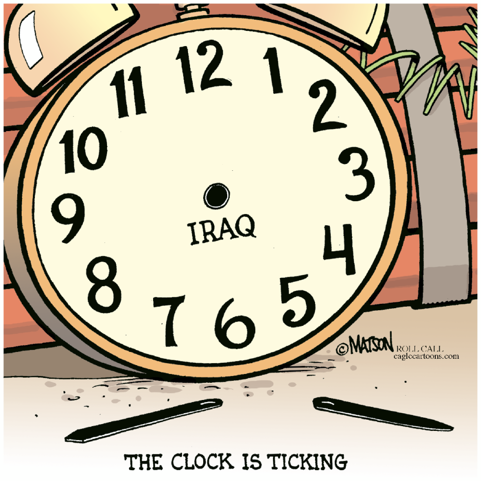 Iraq Clock Is Ticking-COLOR