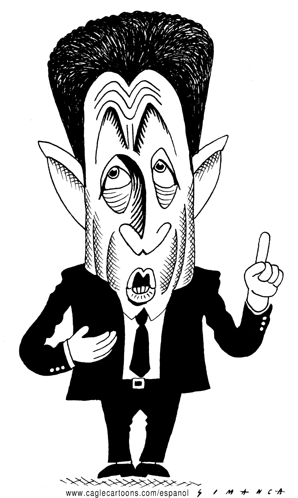 Nicolas Sarkozy / Caricatura