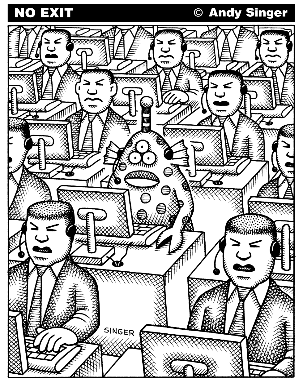Alien at a Call Center