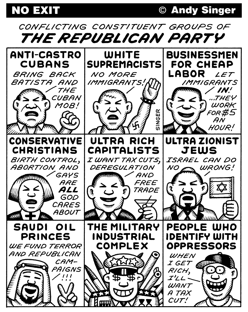 Republican Constituent Groups in Conflict