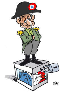 NEW FRENCH PRESIDENT by Frederick Deligne
