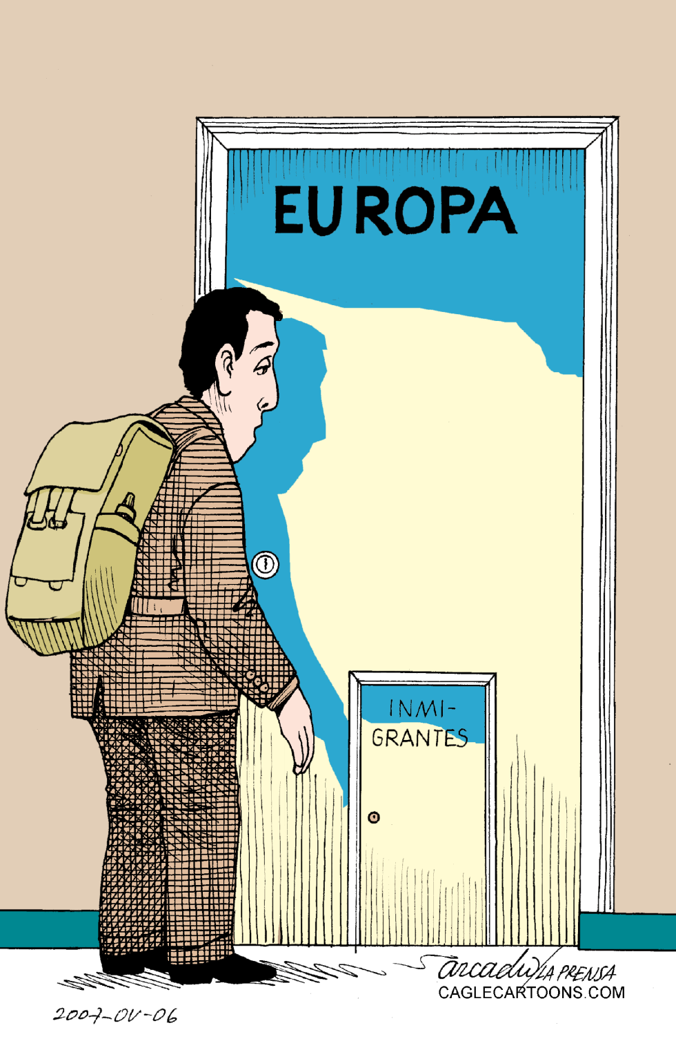  EUROPA Y LOS INMIGRANTESCOL by Arcadio Esquivel