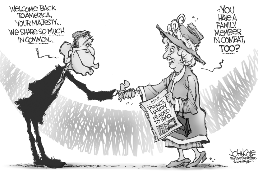 Bush and the Queen