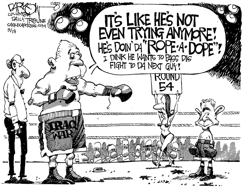 Down Goes Dubya! Down Goes Dubya