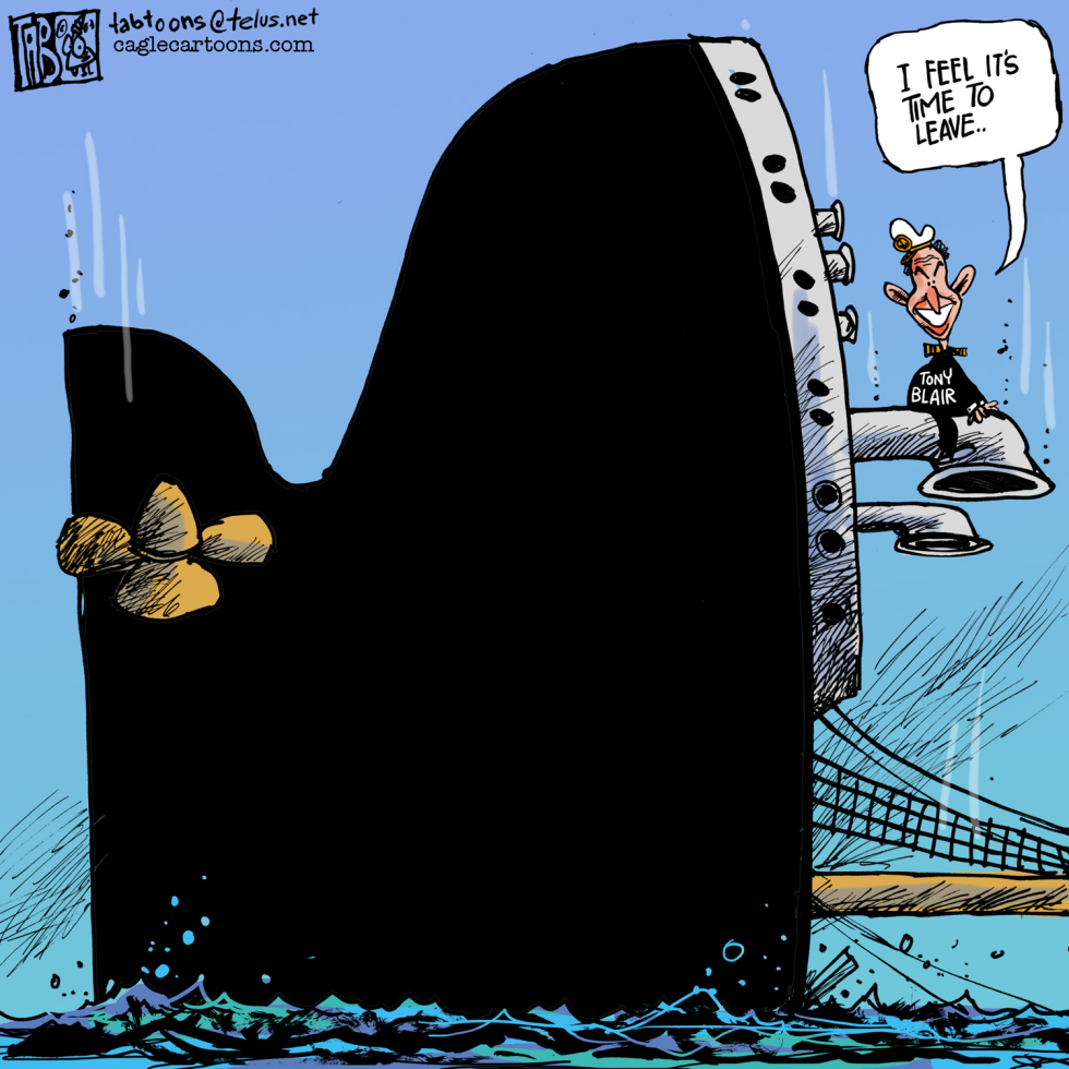 Tony Blair steps down COLOR