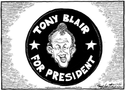 TONY BLAIR by Bob Englehart