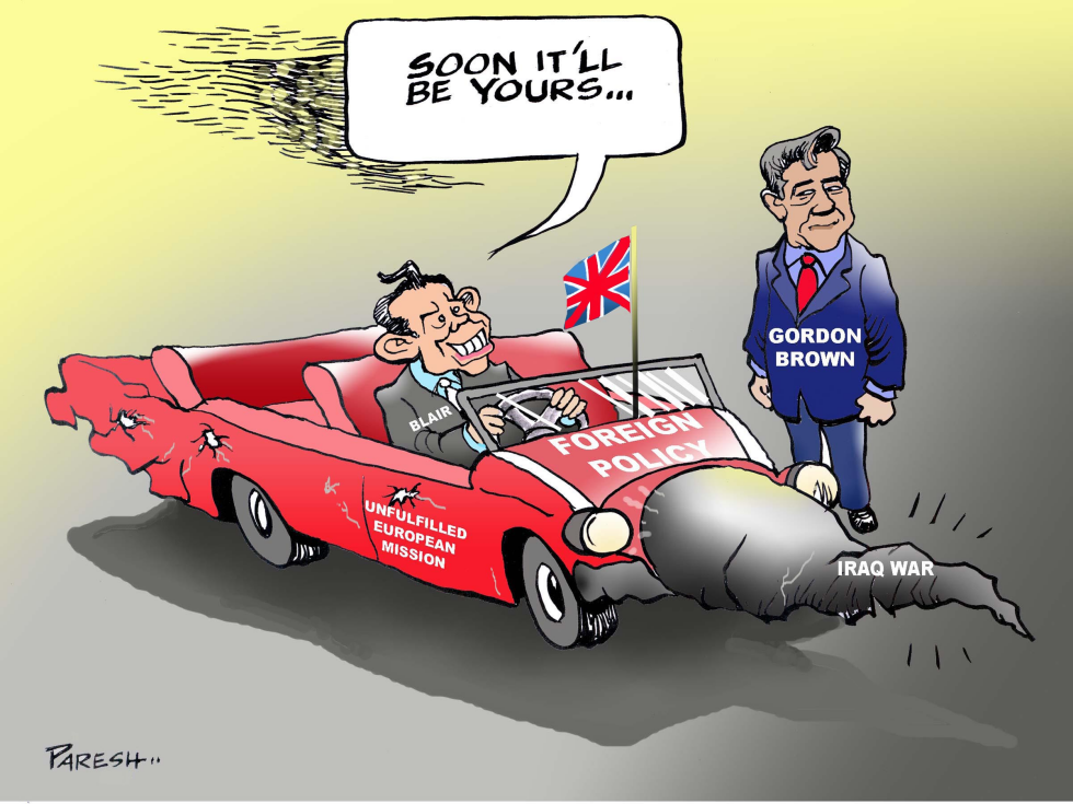 Blair to step down