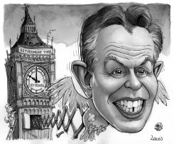 BLAIR CLOCKS OFF by Peter Lewis