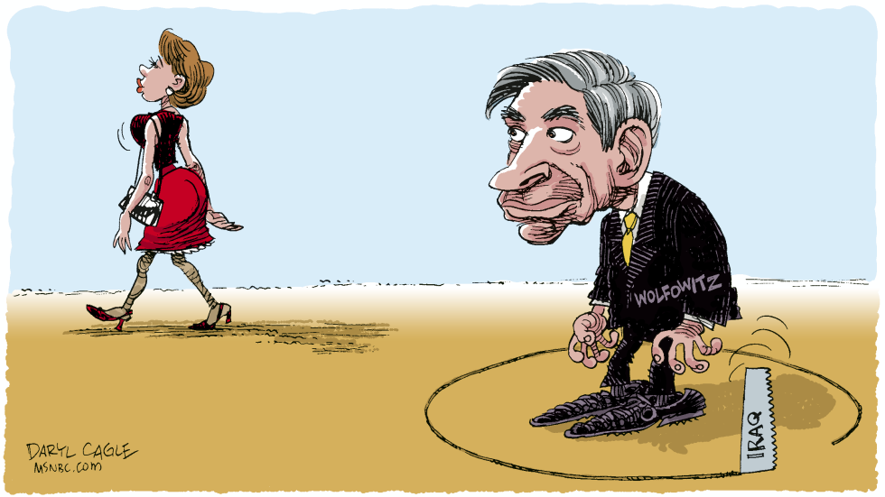  WOLFOWITZ  by Daryl Cagle