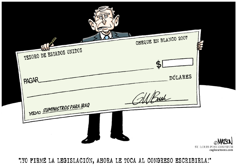Cheque en Blanco 2007 / COLOR