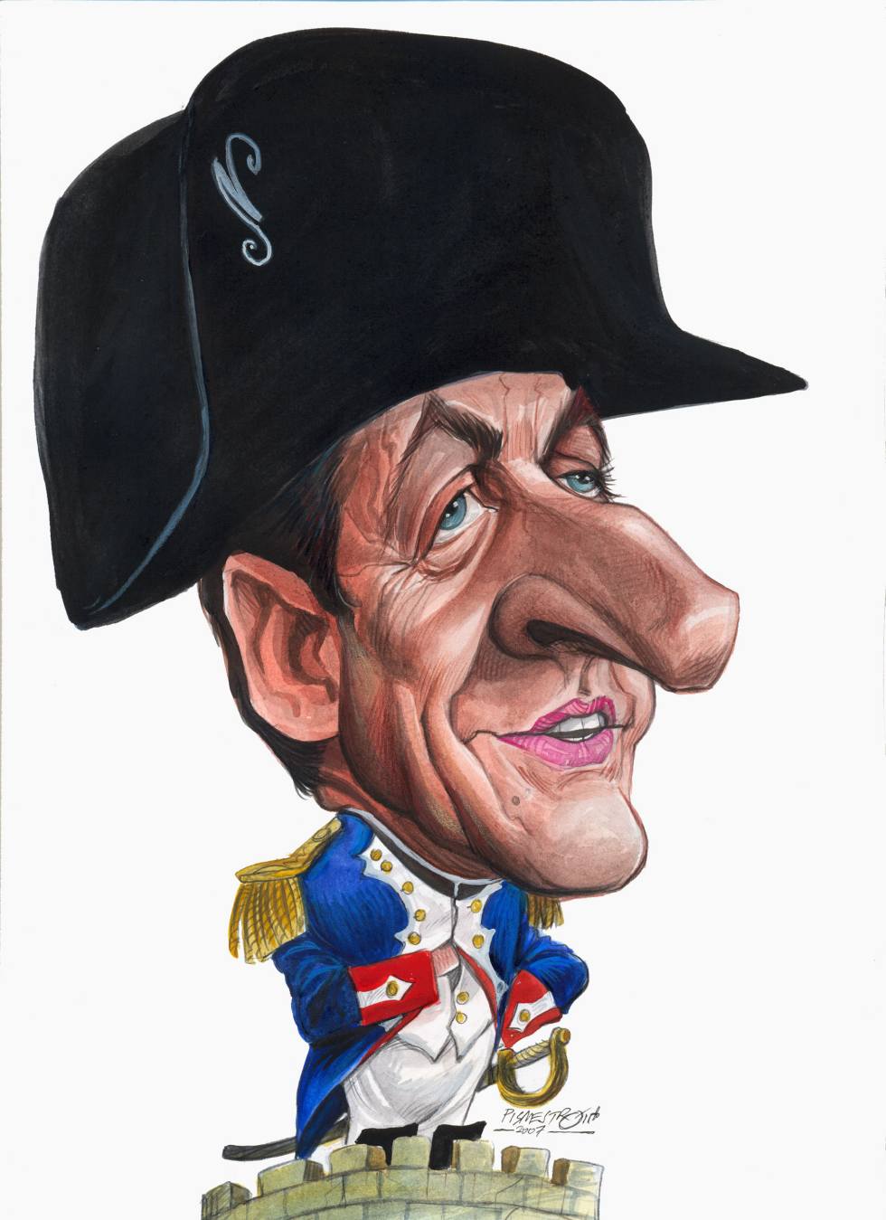 Sarkozy as Napoleon