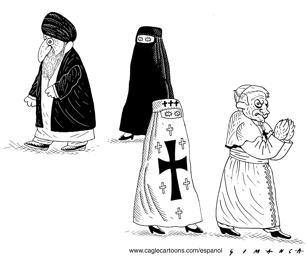 Realidad de Ayatollah y Fantasia de Papa