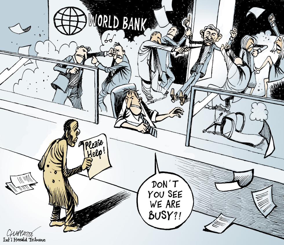 FIGHT AT THE WORLD BANK