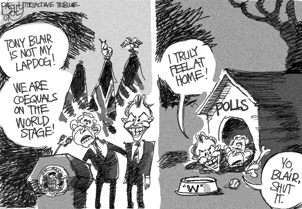 Bush and Blair Buddies