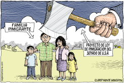 MENOSPRECIANDO A LAS FAMILIAS INMIGRANTES /  by Monte Wolverton