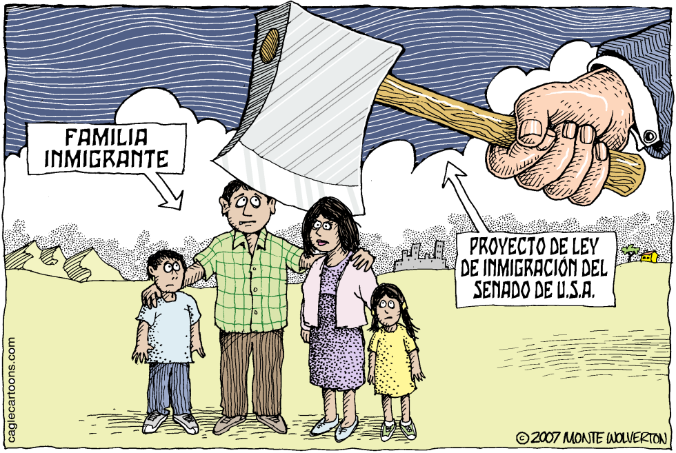  MENOSPRECIANDO A LAS FAMILIAS INMIGRANTES  by Wolverton