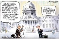 IMMIGRATION AMNESTY by Joe Heller