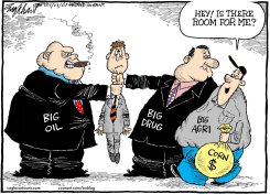 THE BIG SQUEEZE  by Bob Englehart