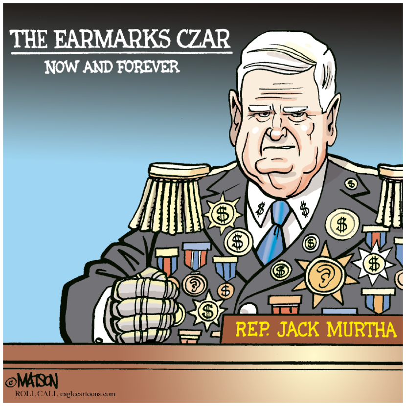 Earmarks Czar John Murtha-COLOR