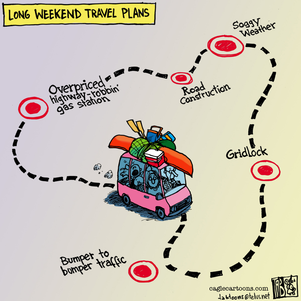 Long weekend travel COLOR