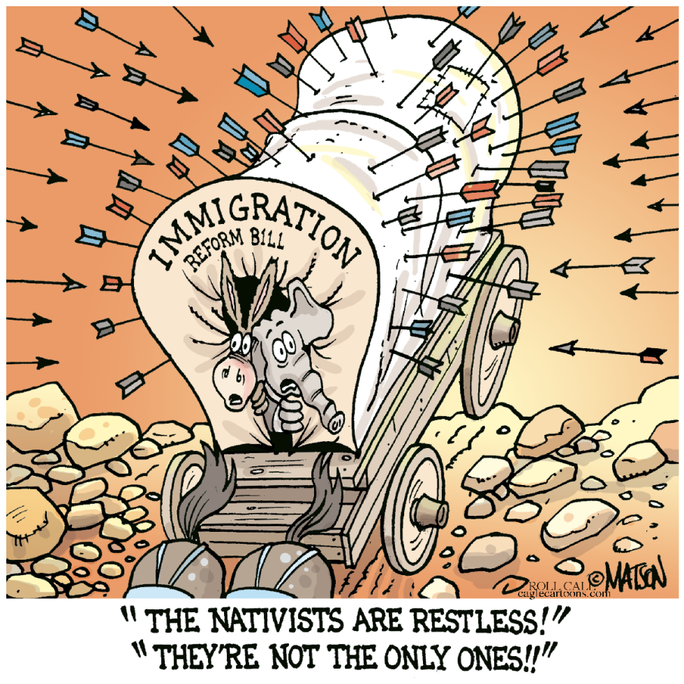 Immigration Reform Bill Attacked From All Sides-COLOR