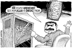 SADDAM AND THE SHUTTLE by Monte Wolverton
