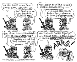 TROOP MORALE by Sandy Huffaker