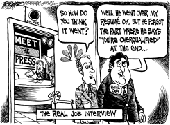 RICHARDSON MEETS THE PRESS by John Trever