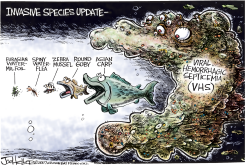 GREAT LAKES INVASIVE SPECIES by Joe Heller