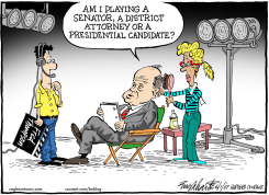 FRED THOMPSON by Bob Englehart
