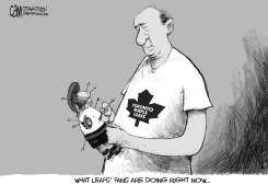 CANADA LEAFS FANS by Cam Cardow