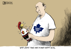 CANADA LEAFS FANS  by Cam Cardow