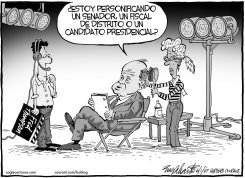 FRED THOMPSON by Bob Englehart