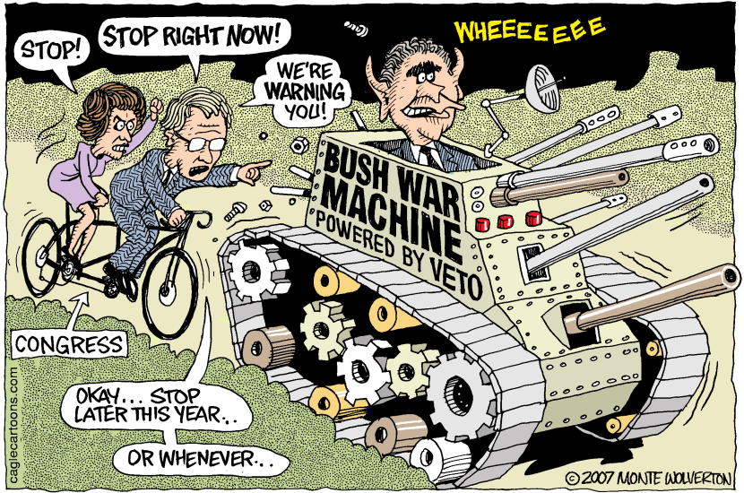 Stopping the Bush War Machine -- COLOR