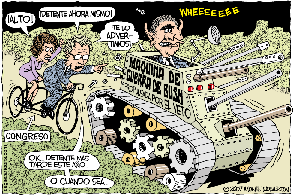  DETENIENDO LA MAQUINA DE GUERRA DE BUSH  by Wolverton