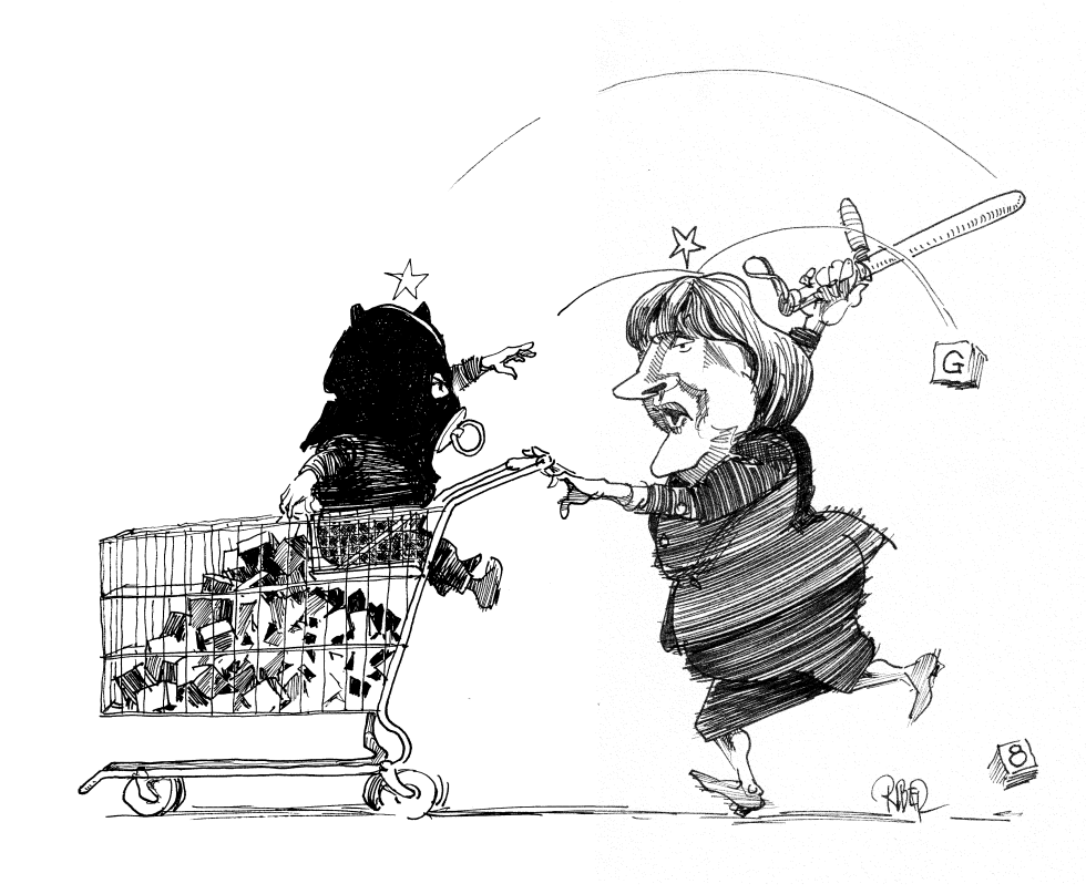  MERKEL G8 SHOPPING by Riber Hansson