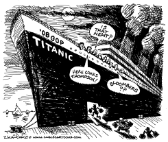 GOP TITANIC by Sandy Huffaker