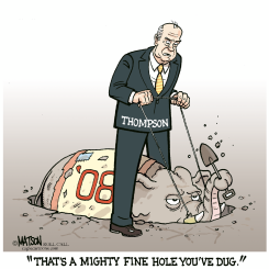 FRED THOMPSON RIDES TO THE RESCUE by R.J. Matson