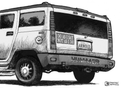 ARNOLDS HUMMER by Cam Cardow