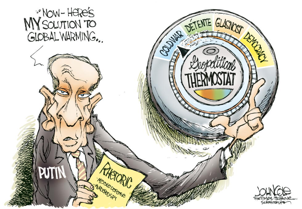 Putin and global warming -- color