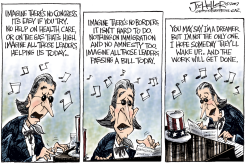 IMAGINE THERES NO CONGRESS by Joe Heller