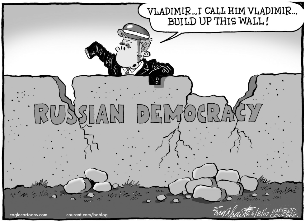 Bush Criticizes Russia
