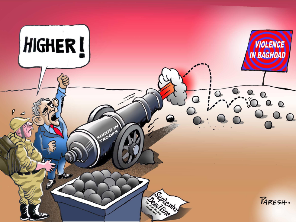  MISSING THE TARGET IN BAGHDAD by Paresh Nath