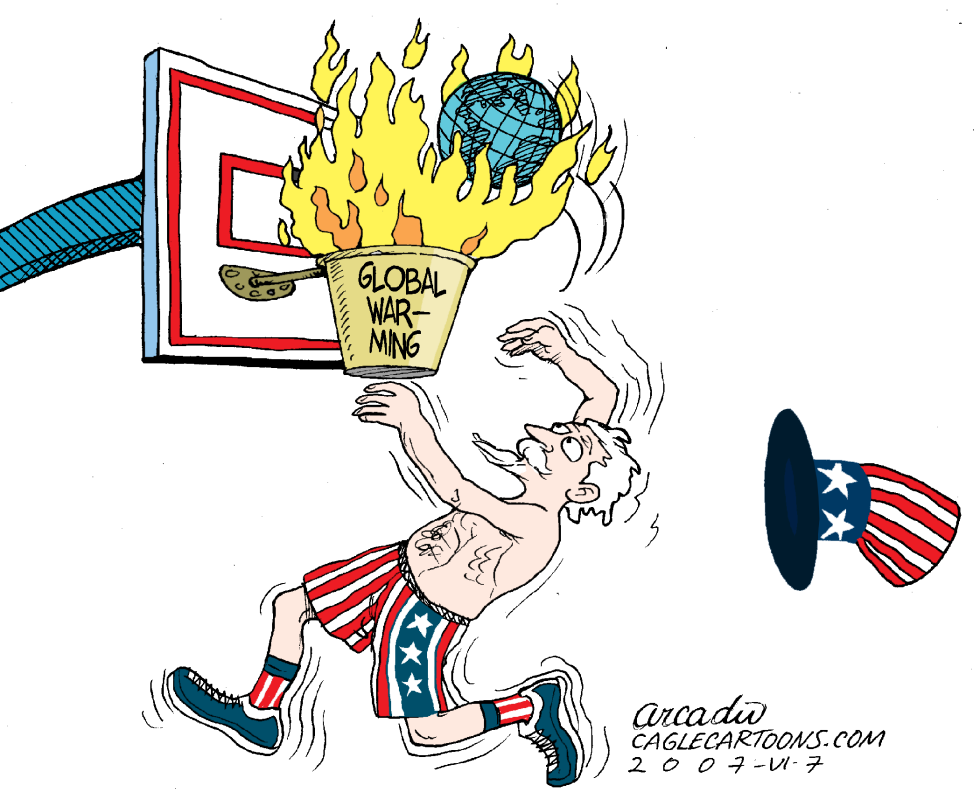 USA warms the world / COLOR